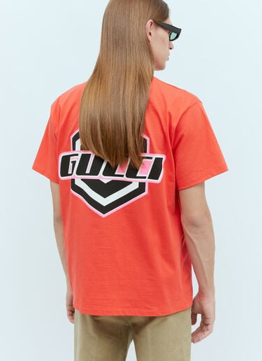 Logo Emblems T-Shirt Gucci Logo Emblems T-Shirt Red guc0155061