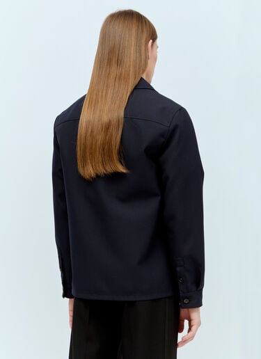 Wool-Blend Twill Jacket Gucci Wool-Blend Twill Jacket Navy guc0155066