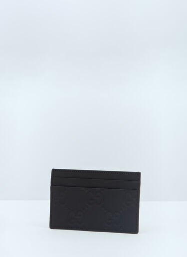 Gucci GG 고무 효과 카드홀더 블랙 guc0155115
