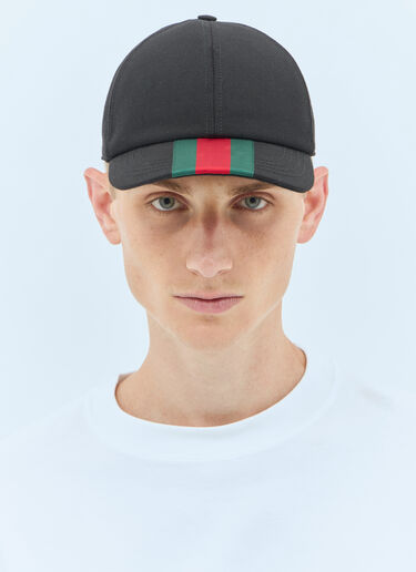 Gucci 웹 베이스볼 캡 블랙 guc0157064