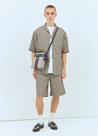 Gucci 오피디아 GG 스몰 메신저 백 블루 guc0157073