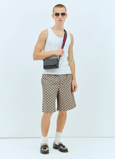 Gucci GG 슈퍼 미니 크로스바디 백 블랙 guc0157078