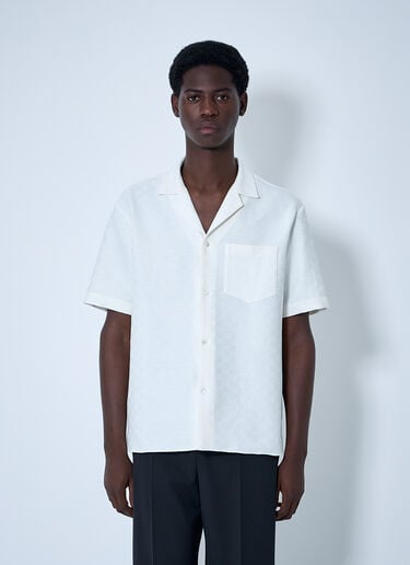 Gucci Linen-Blend Shirt White guc0159049