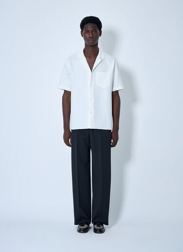 Gucci Linen-Blend Shirt White guc0159049