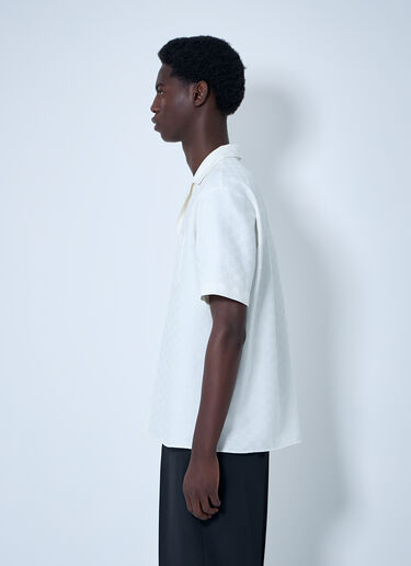 Linen-Blend Shirt Gucci Linen-Blend Shirt White guc0159049