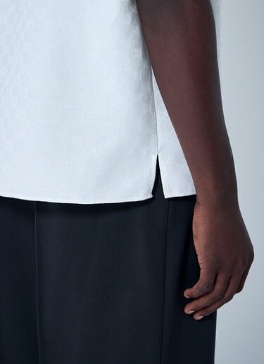 Gucci Linen-Blend Shirt White guc0159049
