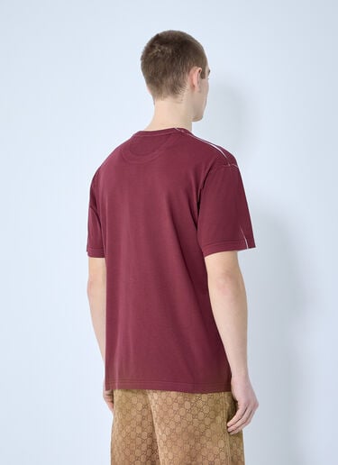 Logo Motif T-Shirt Gucci Logo Motif T-Shirt Red guc0159055