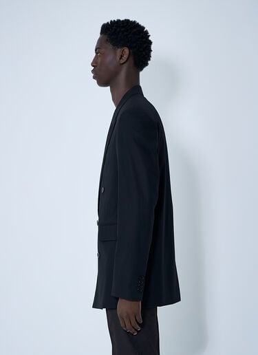 Gucci Double-Breasted Blazer Black guc0160004