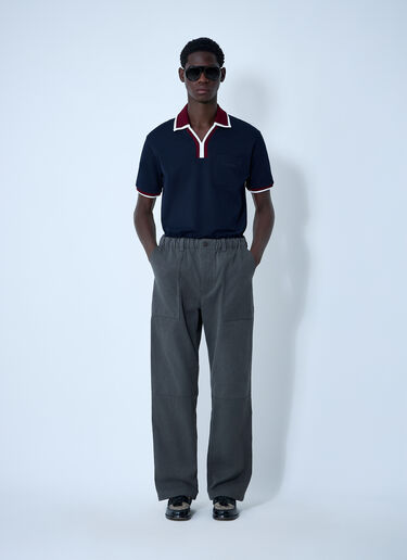Faded Canvas Pants Gucci Faded Canvas Pants Black guc0161003
