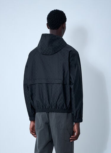 Gucci GG Nylon Zip-Up Jacket Black guc0161005