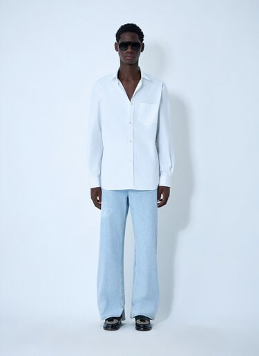Gucci Button-Down Shirt White guc0161006