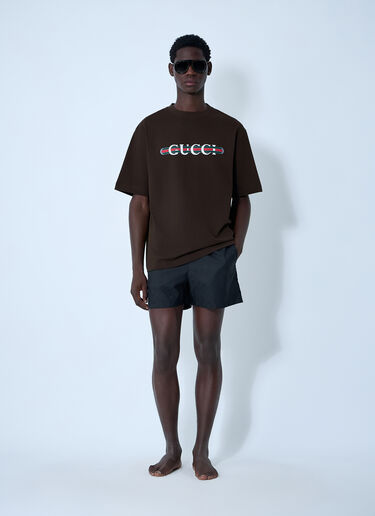 GG Swim Shorts Gucci GG Swim Shorts Black guc0161011