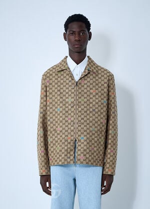 Gucci GG Canvas Jacket Camel guc0161016
