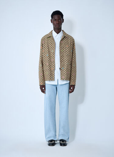Gucci GG Canvas Jacket Camel guc0161016