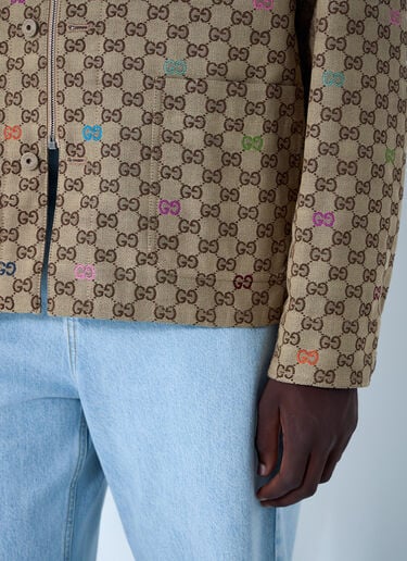 GG Canvas Jacket Gucci GG Canvas Jacket Camel guc0161016