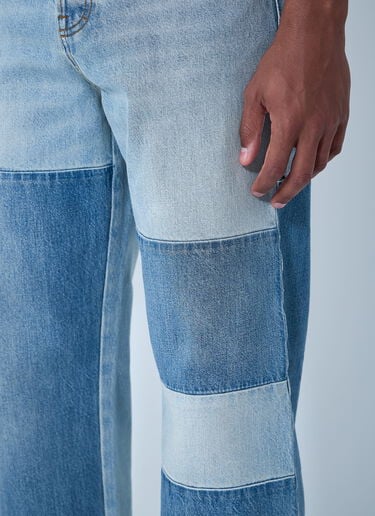 Gucci Contrast Panel Jeans Blue guc0161027