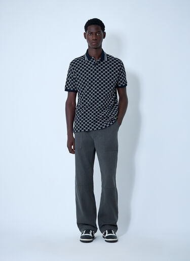 Gucci Interlocking G Polo Shirt Navy guc0161037