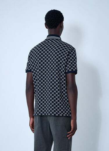Gucci Interlocking G Polo Shirt Navy guc0161037