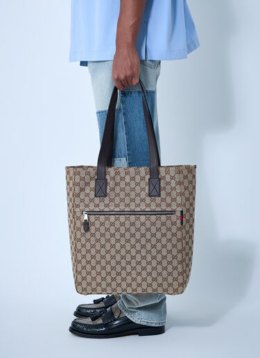 Gucci Medium GG Canvas Tote Bag Beige guc0161061