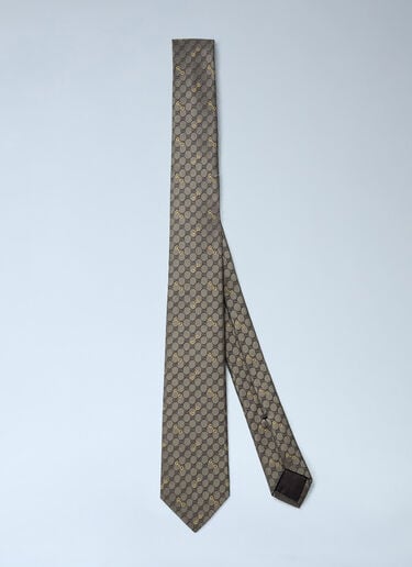 Gucci GG Silk Tie Beige guc0161088