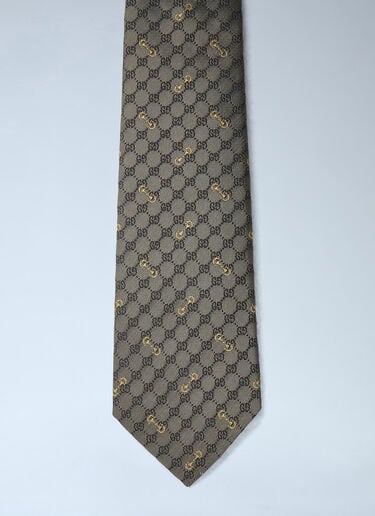 Gucci GG Silk Tie Beige guc0161088