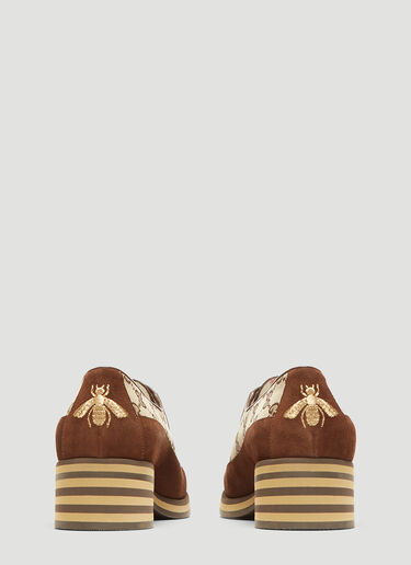 Canvas GG Heeled Pump Gucci Canvas GG Heeled Pump Brown guc0232084
