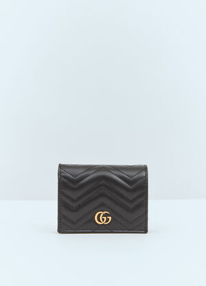 Gucci GG Marmont Card Case Wallet Black guc0237026