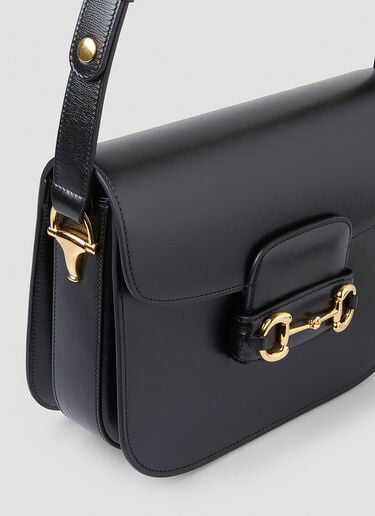 Gucci 1955 Horsebit Shoulder Bag Black guc0239075