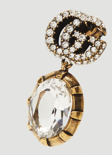 Gucci GG Embellished Earrings Black guc0241102