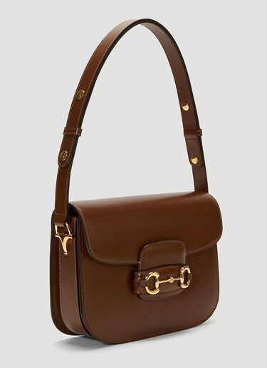 Small Horsebit 1955 Shoulder Bag Gucci Small Horsebit 1955 Shoulder Bag Brown guc0243094