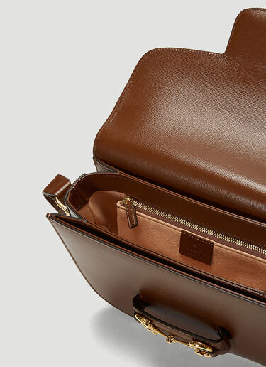 Small Horsebit 1955 Shoulder Bag Gucci Small Horsebit 1955 Shoulder Bag Brown guc0243094