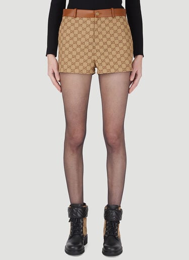Aria Supreme Shorts Gucci Aria Supreme Shorts Camel guc0247064