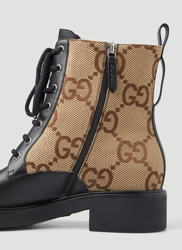 Gucci [마몬트] 커프 로고 자카드 부츠 블랙 guc0247110