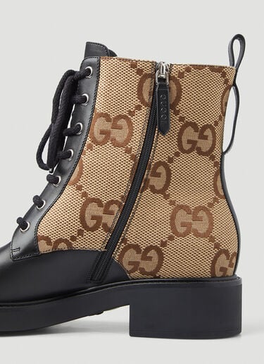 Marmont Cuff Logo Jacquard Boots Gucci Marmont Cuff Logo Jacquard Boots Black guc0247110