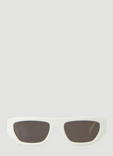 Gucci 빈티지 실루엣 선글라스 화이트 guc0247349