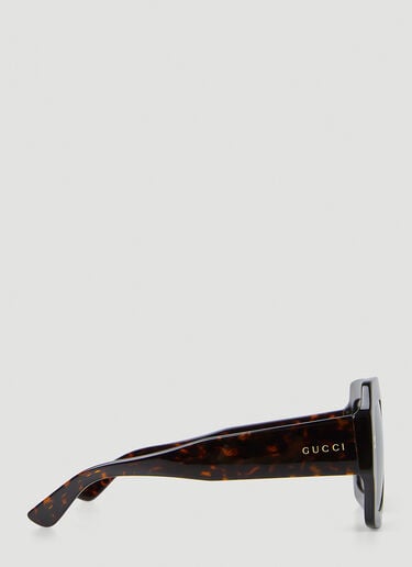 Gucci Square Frame Sunglasses Green guc0247365