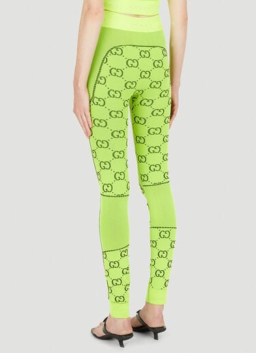 Gucci 로고 자카드 레깅스 그린 guc0250019