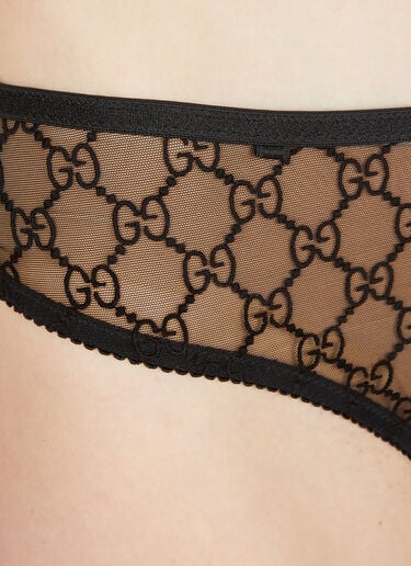 GG Tulle Lingerie Set Gucci GG Tulle Lingerie Set Black guc0250068