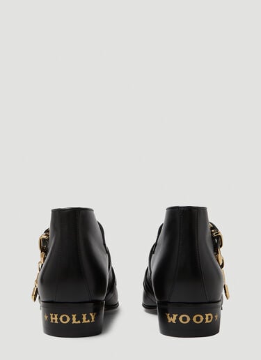 Hollywood Buckle Ankle Boots Gucci Hollywood Buckle Ankle Boots Black guc0250092