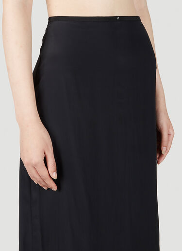 Organza Midi Skirt Gucci Organza Midi Skirt Black guc0251024