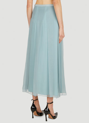 Chiffon Skirt Gucci Chiffon Skirt Blue guc0251052