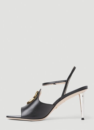 Blondie High Heel Sandals Gucci Blondie High Heel Sandals Black guc0251158