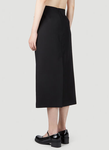 Draped Skirt Gucci Draped Skirt Black guc0251180