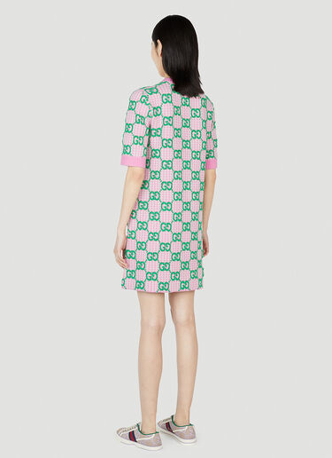 GG Jacquard Short Sleeve Dress Gucci GG Jacquard Short Sleeve Dress Pink guc0251220