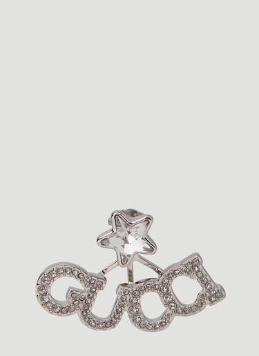 Script Earring Gucci Script Earring Silver guc0251226