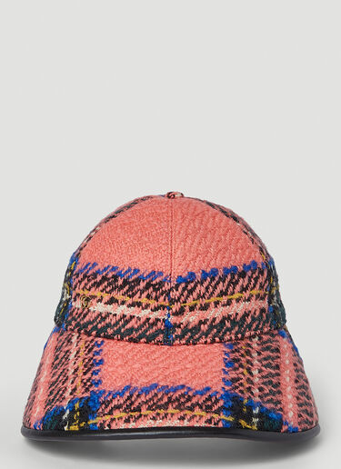 Tweed Bonnet Cap Gucci Tweed Bonnet Cap Pink guc0251270