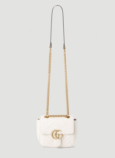 Gucci GG 마몽트 2 미니 숄더백 화이트 guc0252028