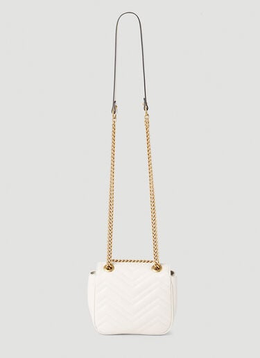 Gucci GG 마몽트 2 미니 숄더백 화이트 guc0252028