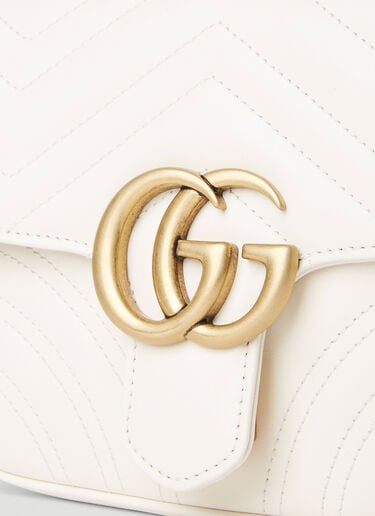 Gucci GG 마몽트 2 미니 숄더백 화이트 guc0252028