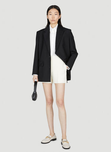 Gucci 对比色饰边短裤 白色 guc0252070